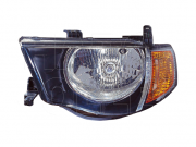   Mitsubishi L fnyszr bal, dupla flks, srga (motoros) 2005-